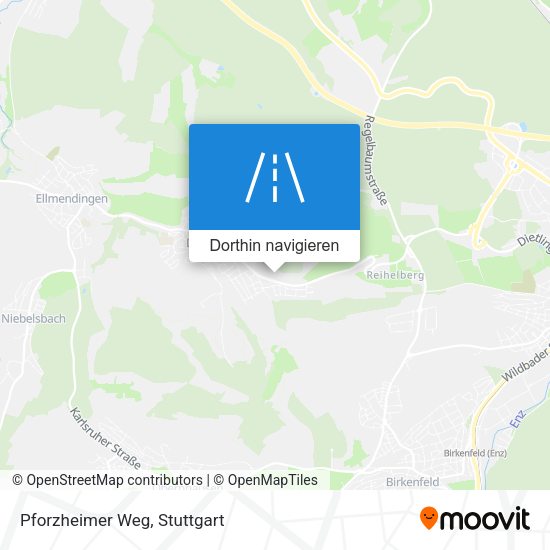 Pforzheimer Weg Karte