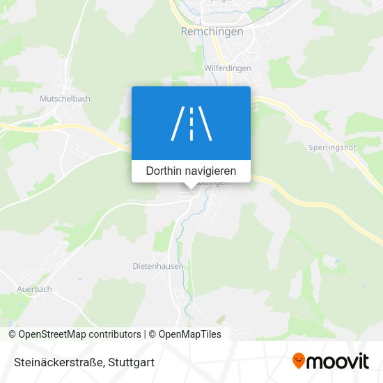 Steinäckerstraße Karte