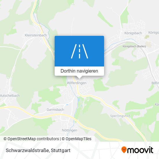 Schwarzwaldstraße Karte