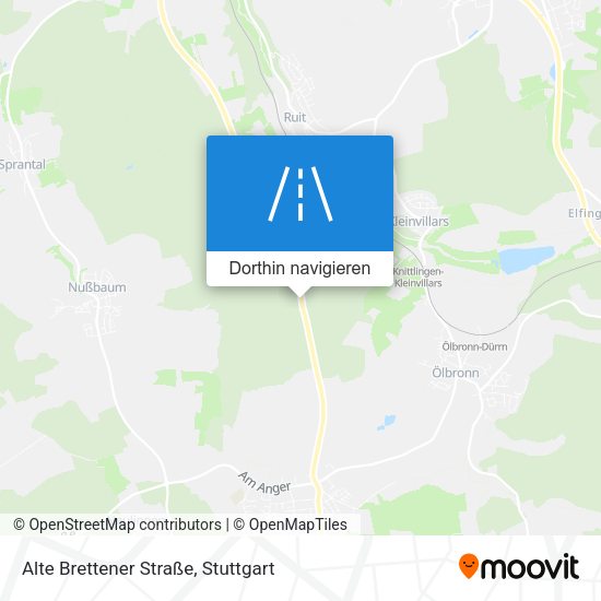 Alte Brettener Straße Karte