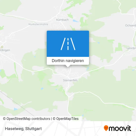 Haselweg Karte