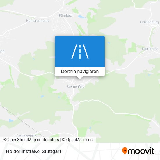 Hölderlinstraße Karte