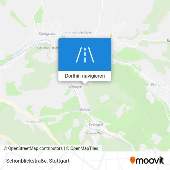 Schönblickstraße Karte