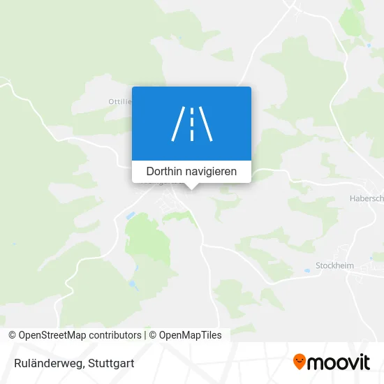 Ruländerweg Karte