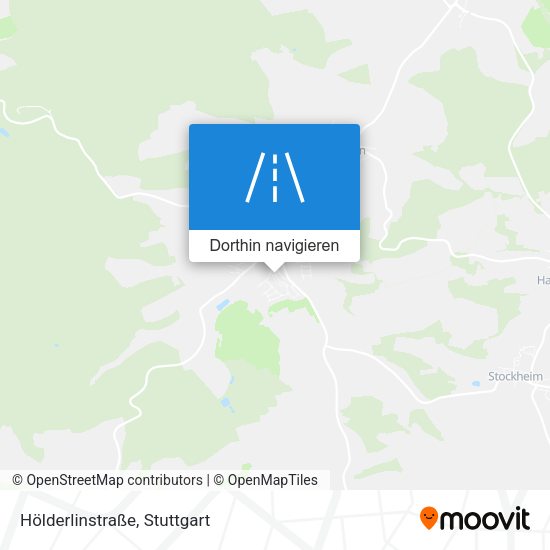 Hölderlinstraße Karte