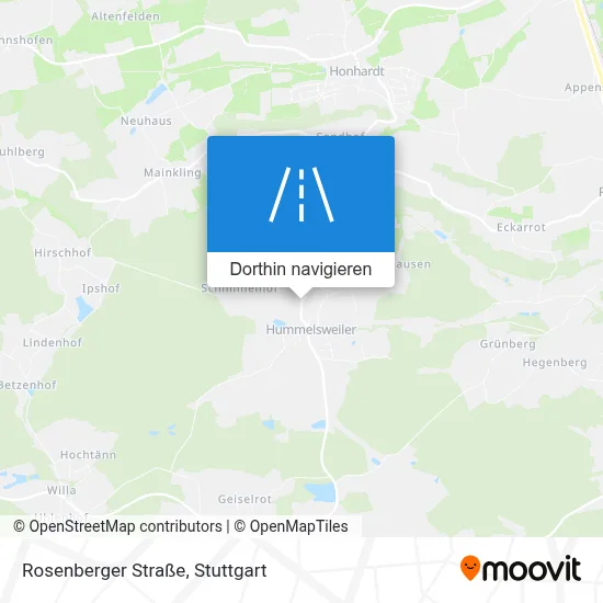 Rosenberger Straße Karte