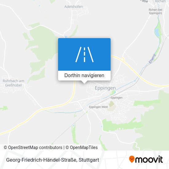 Georg-Friedrich-Händel-Straße Karte