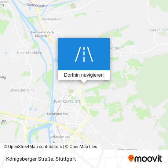 Königsberger Straße Karte