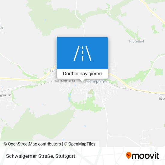 Schwaigerner Straße Karte