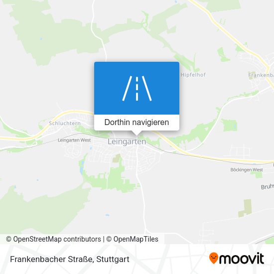 Frankenbacher Straße Karte