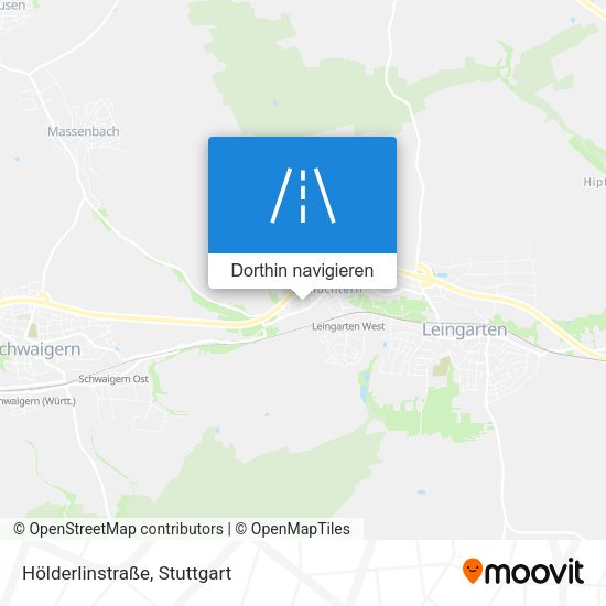 Hölderlinstraße Karte