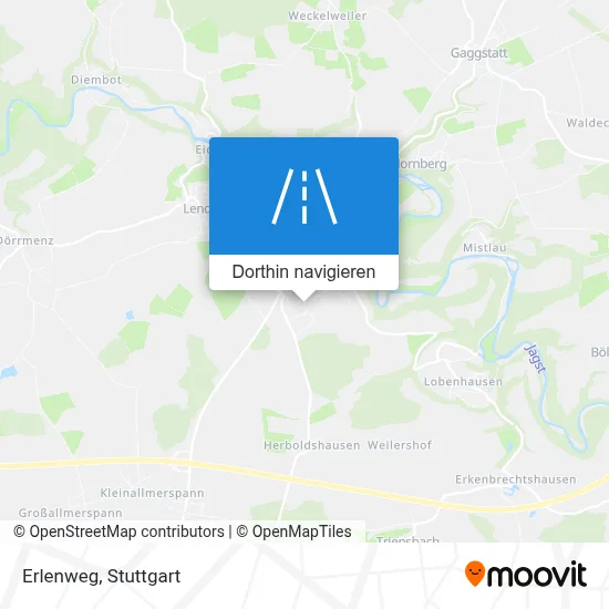 Erlenweg Karte