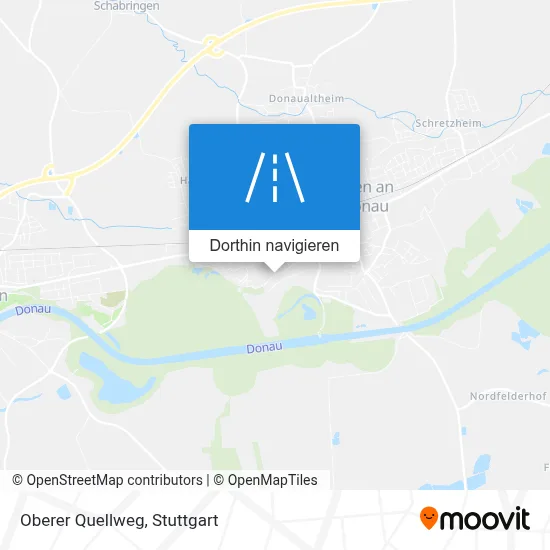 Oberer Quellweg Karte