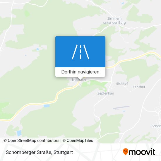 Schömberger Straße Karte