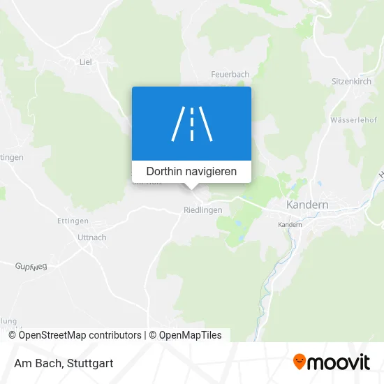 Am Bach Karte