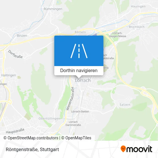 Röntgenstraße Karte