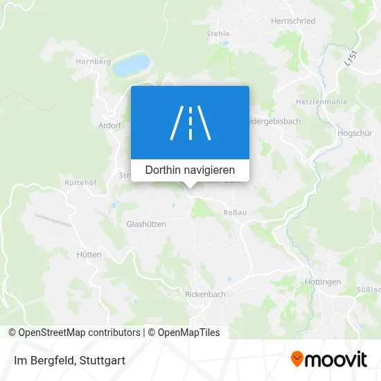 Im Bergfeld Karte