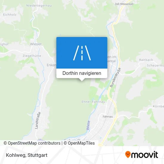Kohlweg Karte