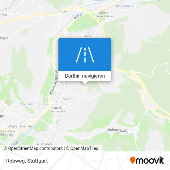 Rebweg Karte