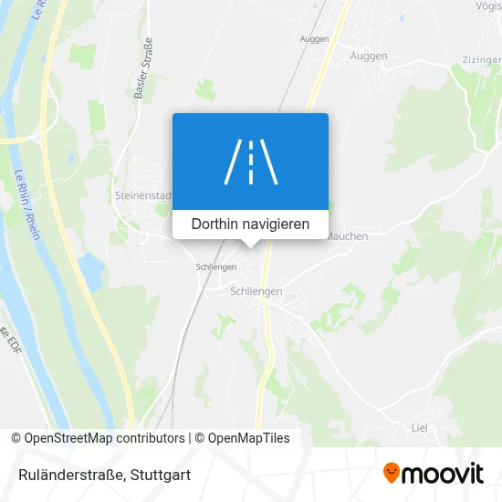 Ruländerstraße Karte