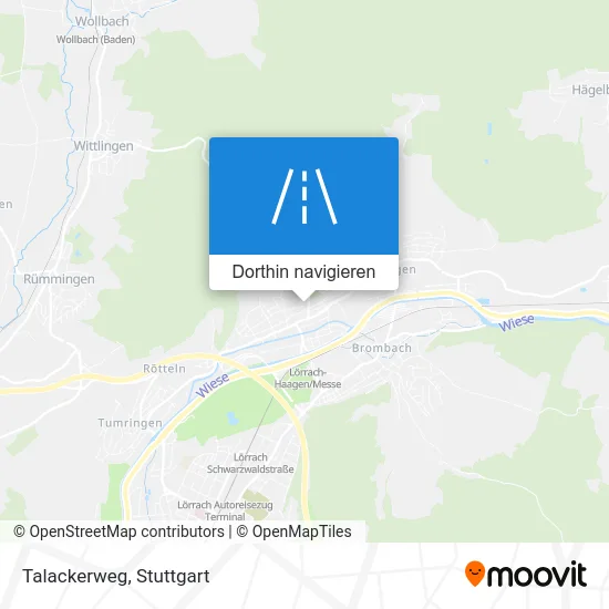 Talackerweg Karte
