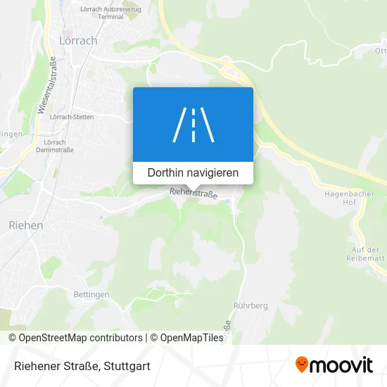 Riehener Straße Karte
