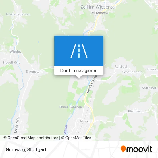 Gernweg Karte
