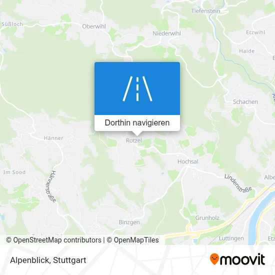Alpenblick Karte