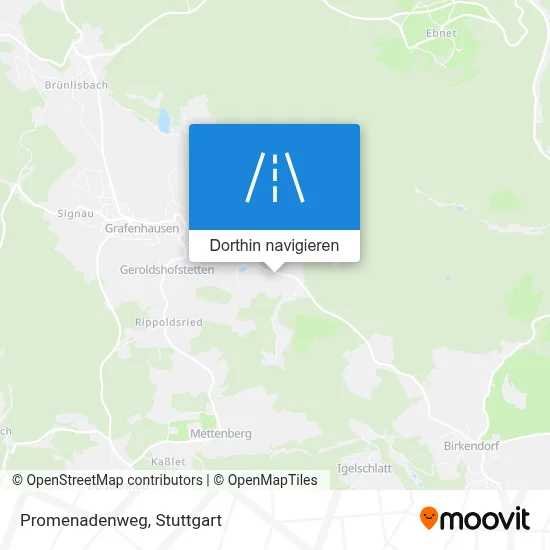 Promenadenweg Karte