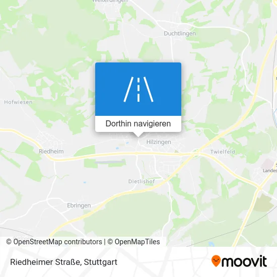 Riedheimer Straße Karte