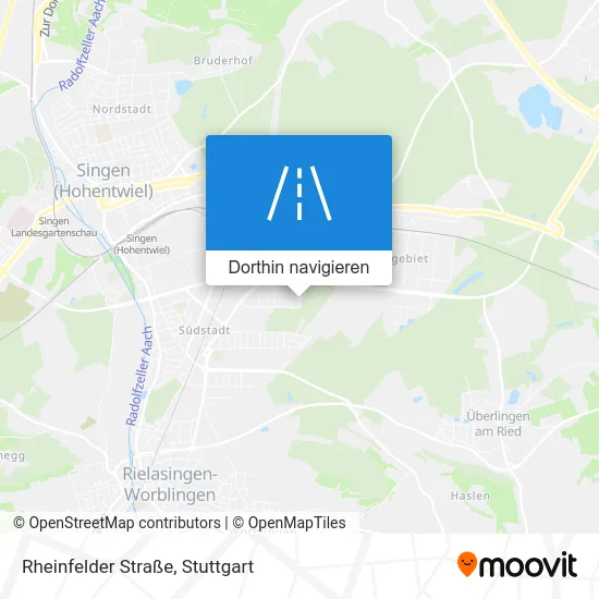 Rheinfelder Straße Karte