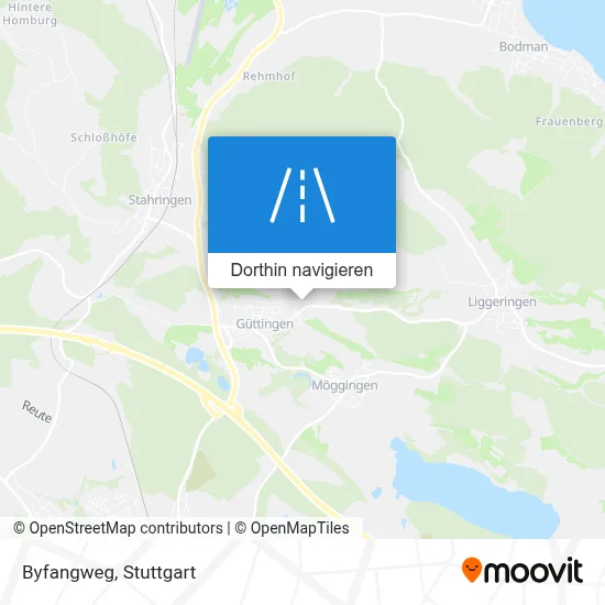 Byfangweg Karte