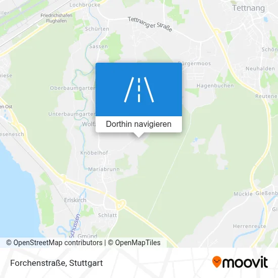 Forchenstraße Karte