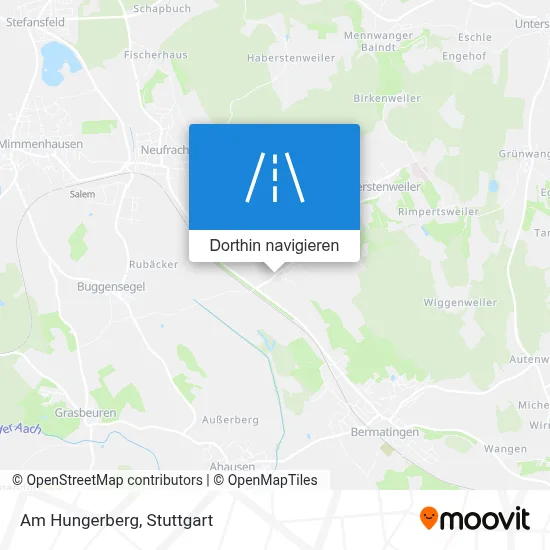 Am Hungerberg Karte