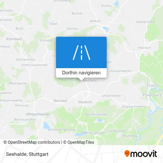 Seehalde Karte