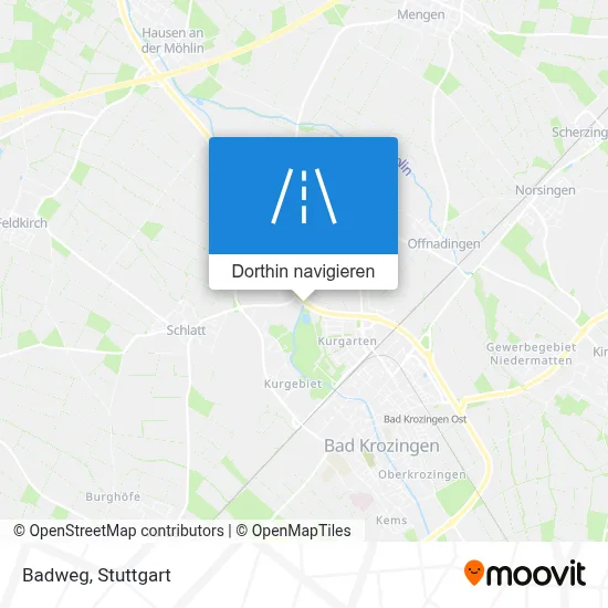 Badweg Karte