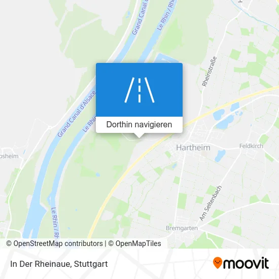 In Der Rheinaue Karte