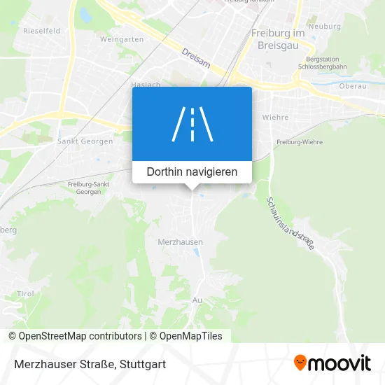 Merzhauser Straße Karte