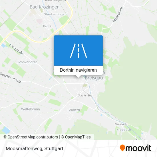 Moosmattenweg Karte