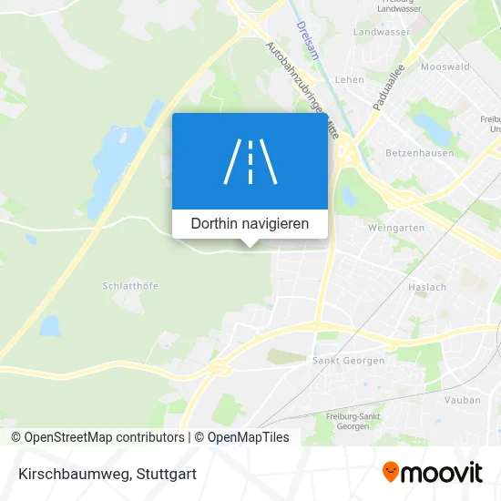 Kirschbaumweg Karte