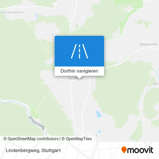 Lindenbergweg Karte