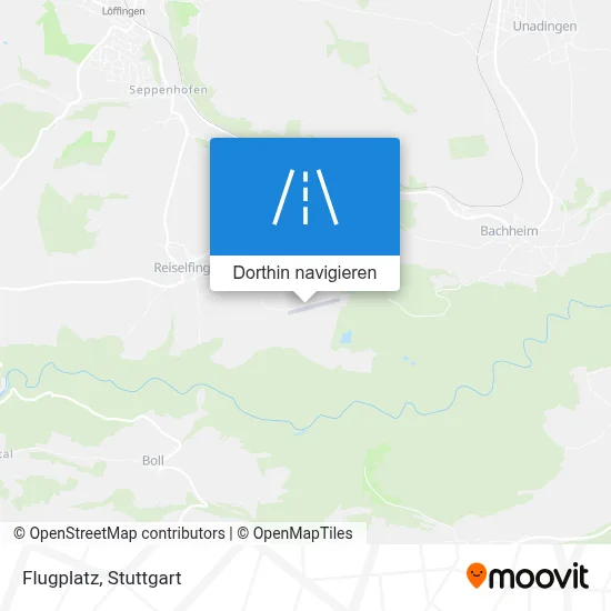 Flugplatz Karte