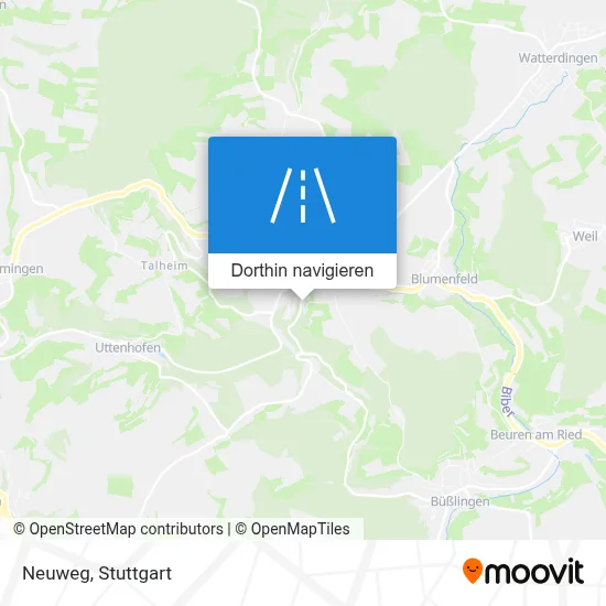 Neuweg Karte