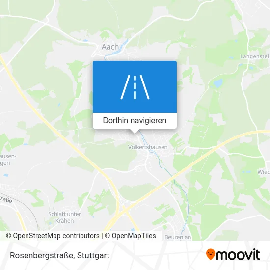 Rosenbergstraße Karte