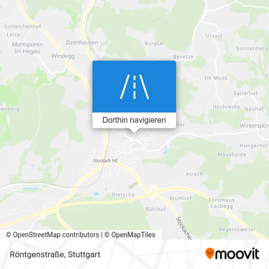 Röntgenstraße Karte