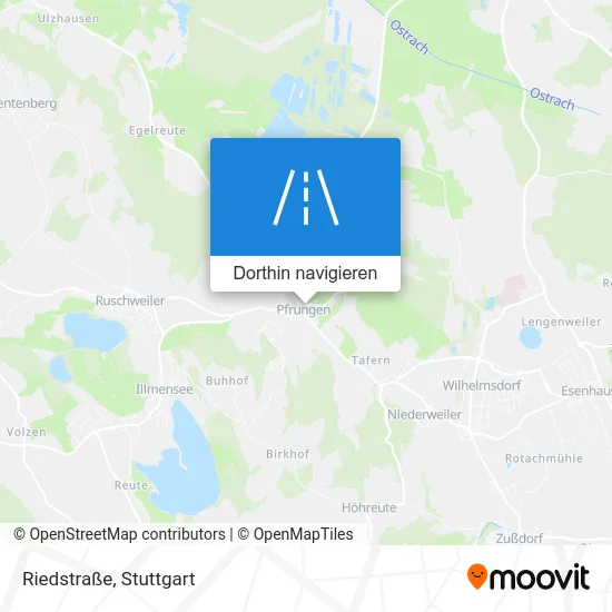 Riedstraße Karte