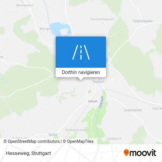 Hesseweg Karte