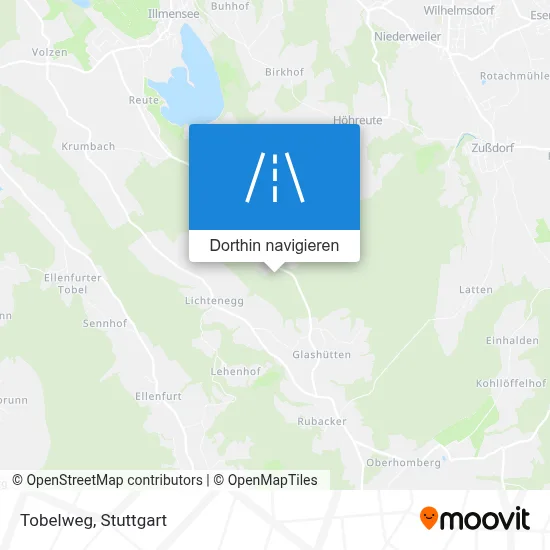 Tobelweg Karte
