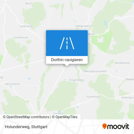 Holunderweg Karte