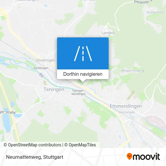Neumattenweg Karte